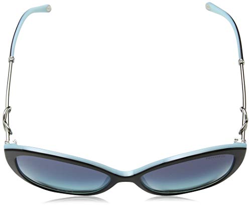 Tiffany & Co. 0TY4144B 80559S 57 Gafas de Sol, Negro (Black/Blue/Azuregradientbluee), Mujer