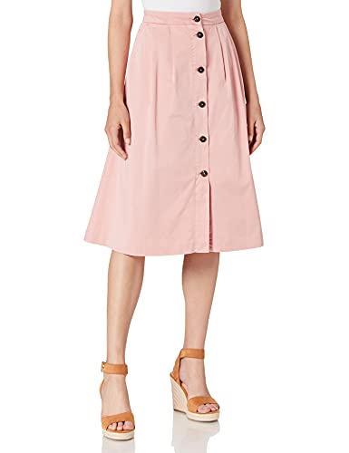 Tommy Hilfiger CO Modern Chino Midi Skirt Falda, Soothing Pink, 36 para Mujer