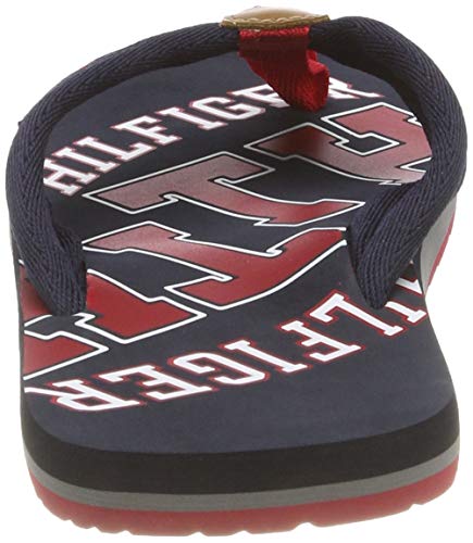 Tommy Hilfiger Essential TH Beach Sandal, Chanclas Hombre, Azul (Midnight 403), 41 EU