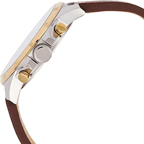 Tommy Hilfiger Reloj Multiesfera para Hombre de Cuarzo con Correa en Cuero 1791561