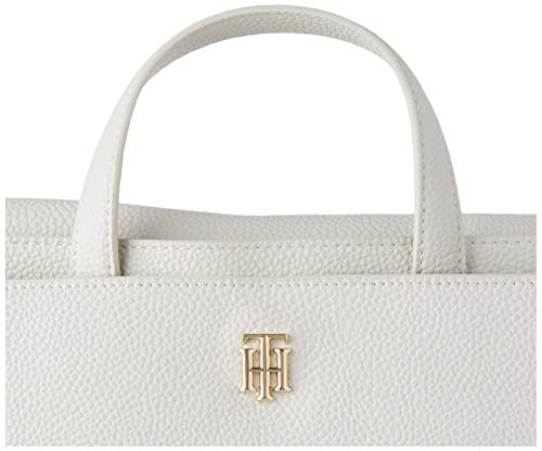 Tommy Hilfiger TH Soft, Bolso para Mujer, White Dove, One Size