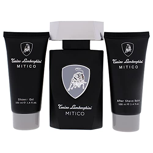 Tonino Lamborghini Mitico Eau De Toilette 120Ml Vaporizador + Gel De Baño 100Ml + Balsamo After Shave 100Ml