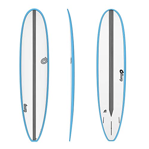 TORQ Tabla de surf Epoxy TET CS 8.6 Longboard Carbon Blue Malibu