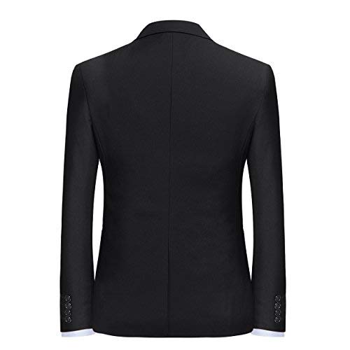 Traje de 2 Piezas para Hombre, Ajuste Delgado, para Boda, Cena, Esmoquin para Hombre, Negocios, Casual, Chaqueta y Pantalones