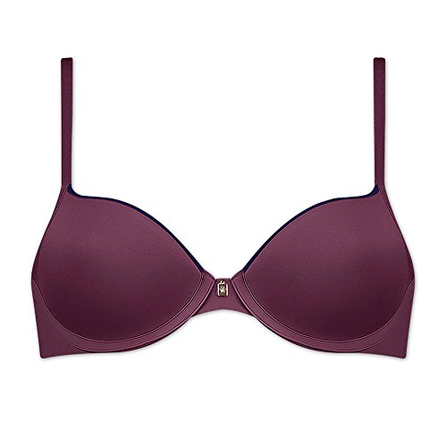 Triumph Maquillaje Esencial para el Cuerpo Sujetador, Rojo (Burgundy JB), 85C para Mujer