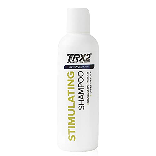 TRX2 Advanced Care Stimulating Shampoo - Enhanced Cleansing & Tonifying - Suitable for All Skin and Hair Types - Paraben Free - Caffein, Biotin and Soya Bean - 200 ml