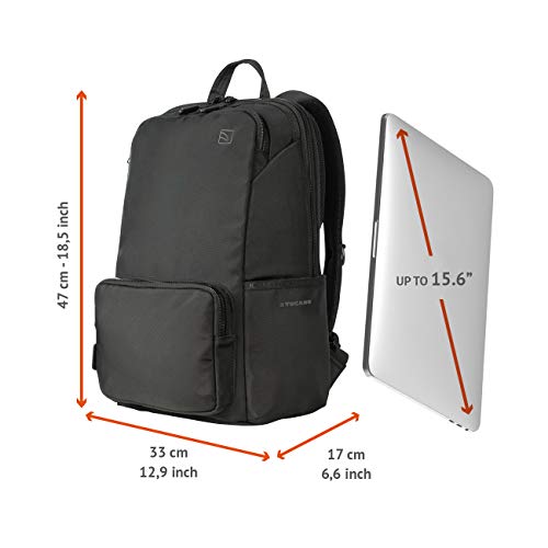 Tucano- Terra Gravity Mochila para Ordenador Portátil 15.6 Pulgadas y Compatible con Macbook Pro 16, Sistema Antigravedad con Reducción de la Carga