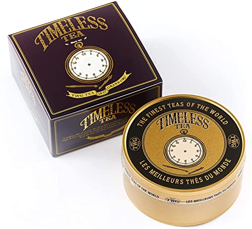 TWG Tea | Timeless Tea, blend de té negro de hoja suelta con hibisco en lata de caviar de regalo de 100 g