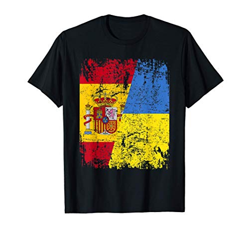 UCRANIA Camiseta ESPAÑA BANDERA de la AMISTAD UCRANIA Camiseta