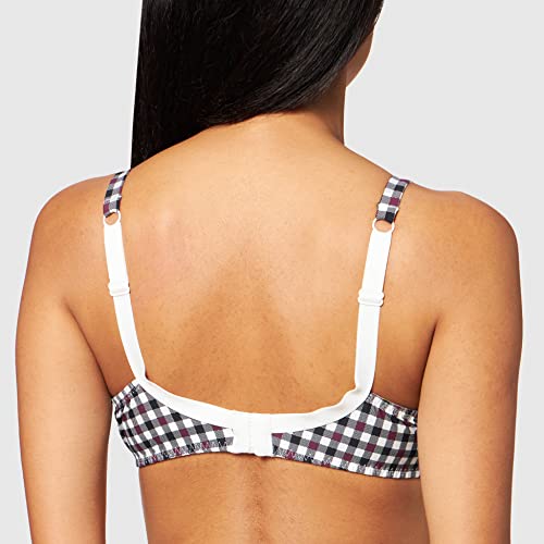 VARIANCE Lingerie IMPERTINENTE Sujetador Tipo Balconet, Estampado de Cuadros Vichy, 95 C Womens