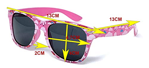 VENICE EYEWEAR OCCHIALI |Gafas de sol Polarizadas para niña - protección 100% UV400 - Rosa