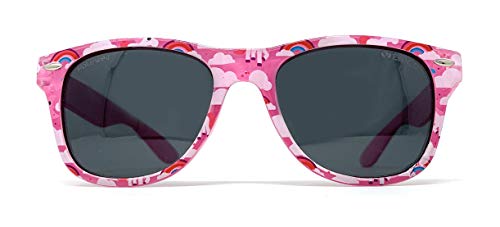 VENICE EYEWEAR OCCHIALI |Gafas de sol Polarizadas para niña - protección 100% UV400 - Rosa