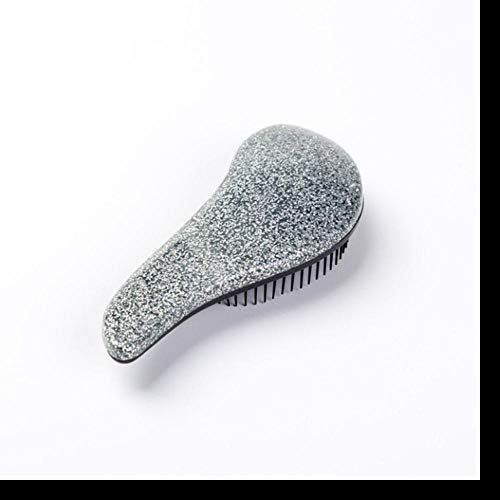 Venta al por mayor Magic Handle Comb Anti-static Massage Hair Brush Tangle Detangle Shower Massage Hairbrush Comb Salon Salon Styling Tool, Silver, Estados Unidos