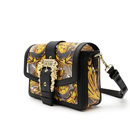 Versace JEANS COUTURE Bolso bandolera Couture I media de PVC con impresión Regalia Baroque. 72VA4BFO