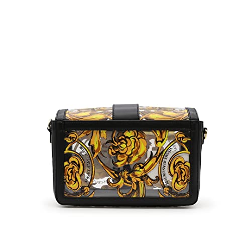 Versace JEANS COUTURE Bolso bandolera Couture I media de PVC con impresión Regalia Baroque. 72VA4BFO