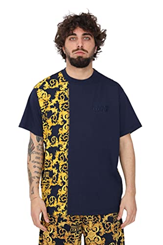 Versace Jeans Couture Hombre Camiseta Baroque BLU L