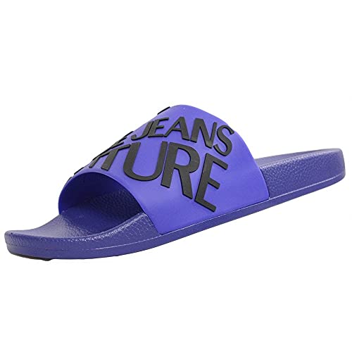 Versace Jeans Couture Hombre Chancla BLU 43 EU