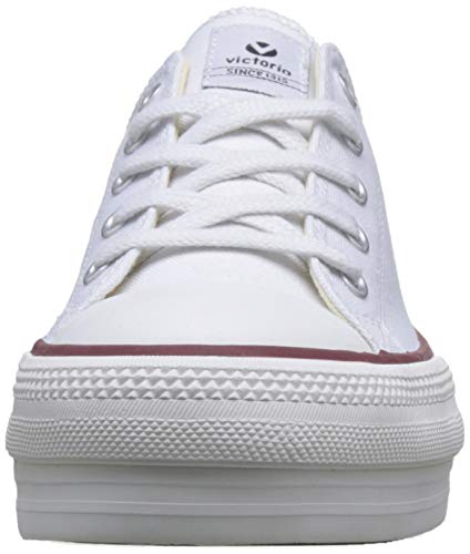 Victoria Basket Lona Plataforma Autoclave, Zapatillas para Mujer, (Blanco 20), 37EU