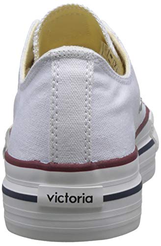 Victoria Basket Lona Plataforma Autoclave, Zapatillas para Mujer, (Blanco 20), 37EU