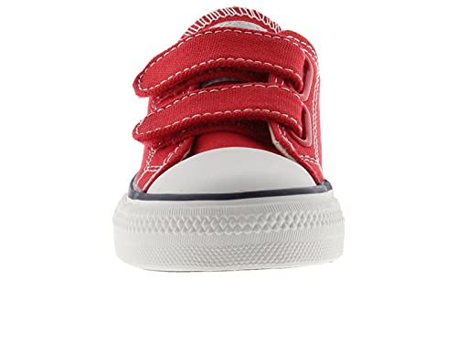 victoria Plano VICTORIA Basket Tribu Lona con Cierre DE Tira ADHERENTE 106555-WOMEN para Mujer Rojo 40