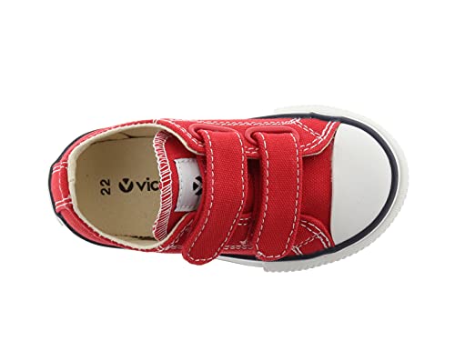 victoria Plano VICTORIA Basket Tribu Lona con Cierre DE Tira ADHERENTE 106555-WOMEN para Mujer Rojo 40