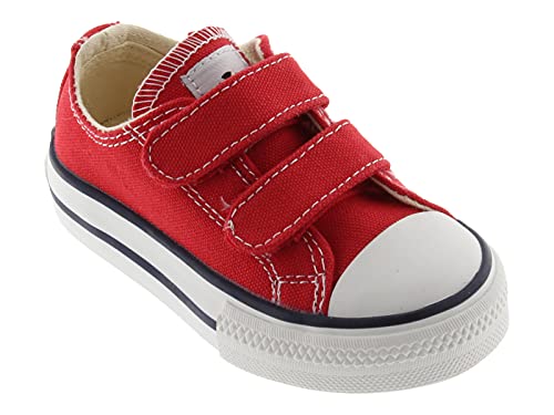 victoria Plano VICTORIA Basket Tribu Lona con Cierre DE Tira ADHERENTE 106555-WOMEN para Mujer Rojo 40