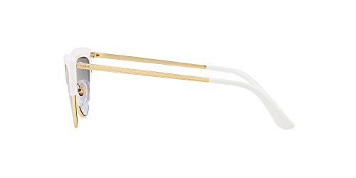 Vogue 0vo5212s W7454q 55 Gafas de Sol, White/Gold, Mujer