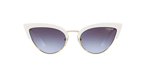 Vogue 0vo5212s W7454q 55 Gafas de Sol, White/Gold, Mujer