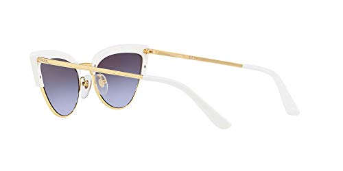 Vogue 0vo5212s W7454q 55 Gafas de Sol, White/Gold, Mujer