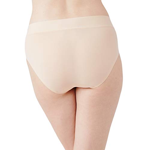 Wacoal Women's at Ease Hi Cut Brief Panty, Sand, Small