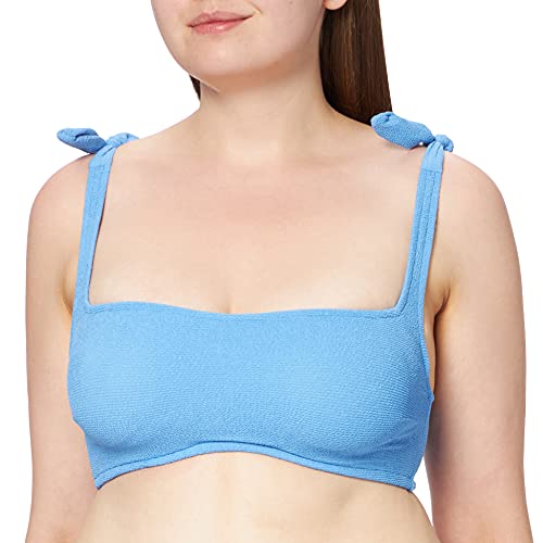 Women' Secret Bikini UNDERWIRED REMOVABLE PAD TOP BAÑO MUST 6482171 AZUL MEDIO ,95C para Mujer