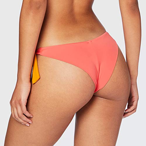 Women's Secret Braguita de bikini brasileña, con lazadas a los lados y efecto color block morado y lila ,M para Mujer