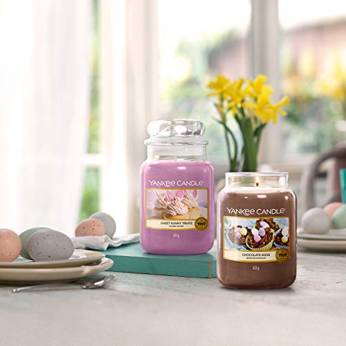 Yankee Candle - Vela perfumada en tarro de tamaño pequeño, Huevos de chocolate, Large Jar Candle