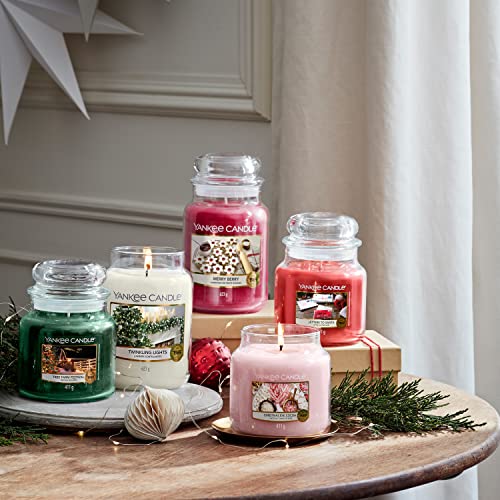 Yankee Candle Vela perfumada, Letras a Santa Vela en tarro pequeño, Tiempo de combustión: hasta 30 horas (1631643E)