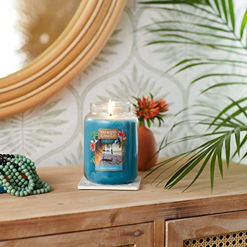 Yankee Candle Vela perfumada | Vela en tarro pequeño de escape de playa | Tiempo de combustión: hasta 30 horas (1630543E)