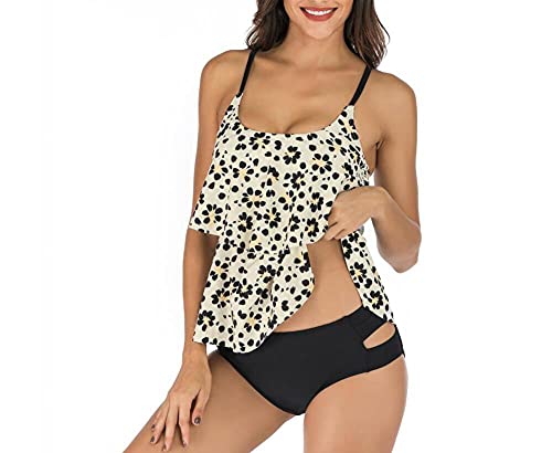 YHKTYV Bikini De Loción De Doble Capa, Traje De Baño De Dos Mujeres-A_L Traje De Baño Ajustado Ropa De Playa Ropa De Playa Casual Favorecedora