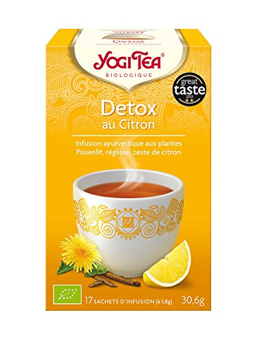 Yogi Tea Ayurveda - Detox AU Citron x17 Jaune