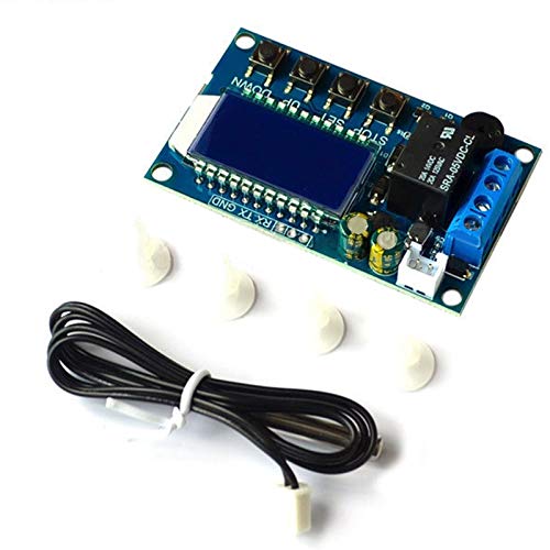 ZHITING Electronic Temperature Controller Module DC 6-30V 24V Digital Temperature Control Board  -50~110℃ control Switch Module with Waterproof Sensor Probe