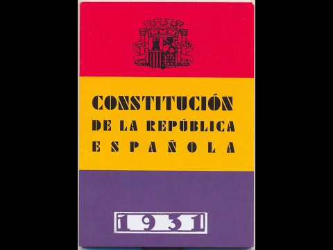 Características de la Constitución de 1931 en España