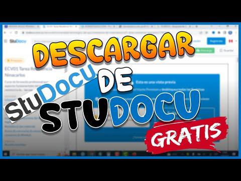 Cómo descargar documentos de Studocu: Guía paso a paso