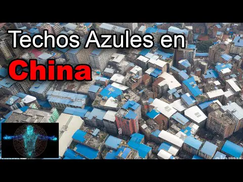 El misterio detrás de los tejados azules en China