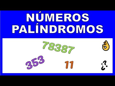 Números palíndromos: cuando la lectura no tiene dirección