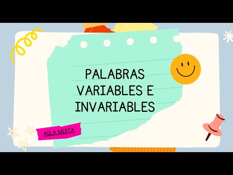 Identificación de palabras variables e invariables: Guía práctica para diferenciarlas.