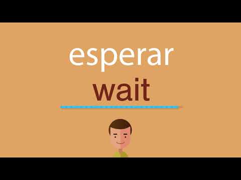 La traducción de esperar al inglés