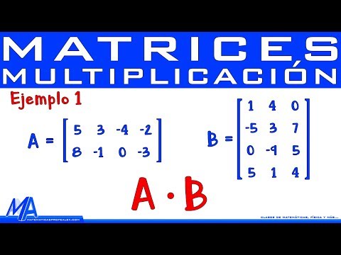 Las condiciones para la multiplicación de matrices en matemáticas