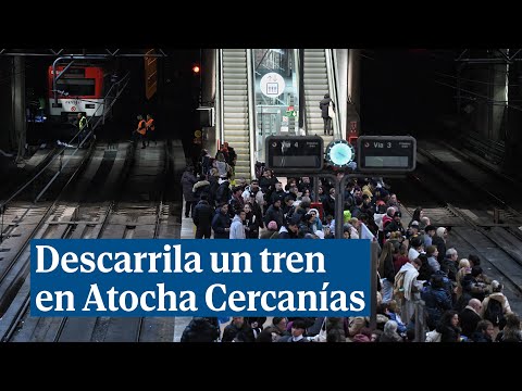 Trágico descarrilamiento de un tren en Atocha
