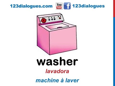 El término lavadora en inglés: ¿Cómo se dice? - IESRibera