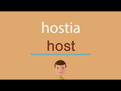 La traducción de hostia al inglés: significado y equivalencia.
