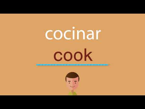 La forma correcta de escribir cocinar en inglés