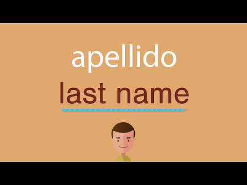 Aprende a pronunciar tu primer apellido en inglés